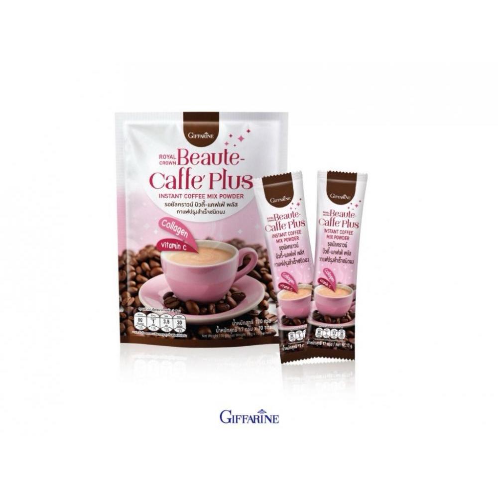 กาแฟ รอยัลคราวน์ บิวตี้-แคฟเฟ่ พลัส  กาแฟ 3 in 1 ที่มีส่วนผสมของคอลลาเจนและวิตามินซี