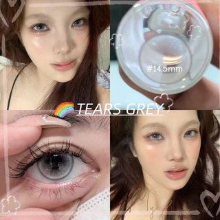 [ซื้อครบ฿99 แถมเครื่องสำอาง] MIDROO คอนแทคเลนส์ คอนแทคเลนส์ สีเทา🧊Tears Grey-14.5มม รายเดือน เลนส์มีค่าสายตา