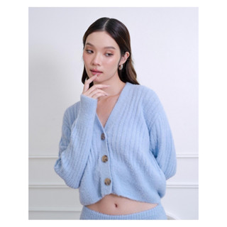 CUPPA - BALLOON Cardigan (5 สี) เสื้อคาร์ดิแกนไหมพรม ติดกระด…