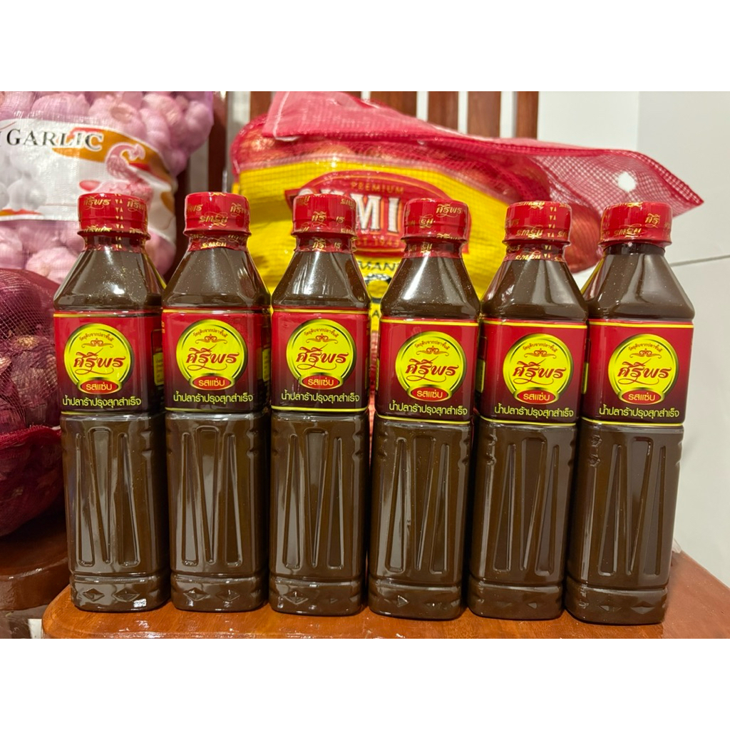 ศิริพร น้ำปลาร้าปรุงสุกสำเร็จ 1แพ็ค(12ขวด)/ครึ่งแพ็ค(6ขวด)/แบ่ง3ขวด
