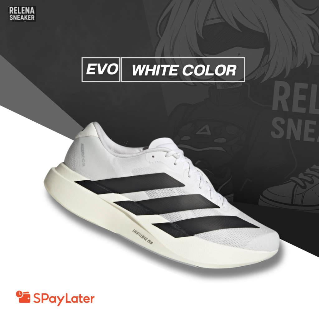 EVO SL White Black 🤍🖤 [ พร้อมส่งในไทย ]  [ รับประกันของแท้ ]