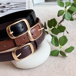 (🇹🇭 พร้อมส่ง) LAMSANG B02 Shiny Belt วัสดุหนัง PU คุณภาพสูง สัมผัสนุ่ม ทนทาน ความกว้าง 2.8 x 105 cm