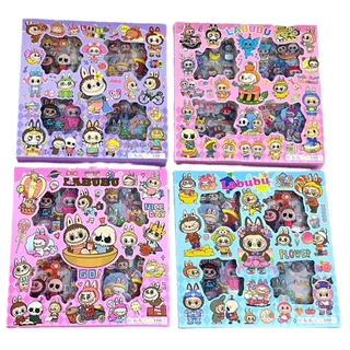 สติกเกอร์ การ์ตูน ทุง ทุงแบบกล่องกล่องละ100 แผ่น คละลาย