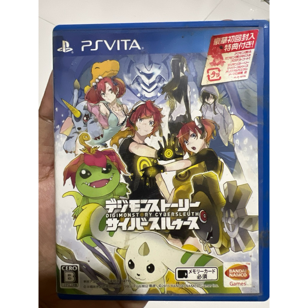 แผ่นเกมส์PSVITAเกมDigimonมือสองJP