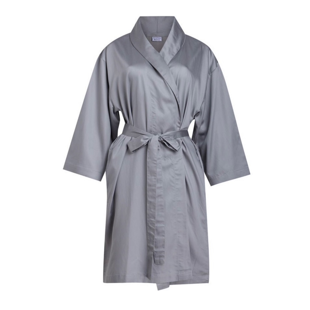 SANTAS เสื้อคลุมชุดนอนนอน ชุดคลุมอาบน้ำ ดีไซน์ Bijou Collection เส้นใย Micromodal นุ่มกว่าฝ้ายทั่วไป