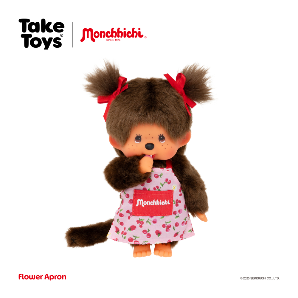 Monchhichi Flower Apron - ตุ๊กตามอนชิชิ