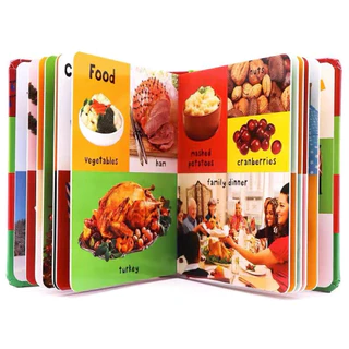 หนังสือเด็ก 100 First word board book หนังสือภาษาอังกฤษเด็กเล็ก เริ่มต้นฝึกอ่าน vocaburaly first skills(03007032)