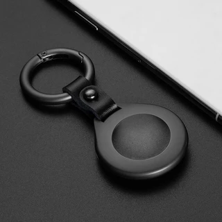 Metal Luxury เคสโลหะ หนังแท้ ใช้สำหรับ Airtag