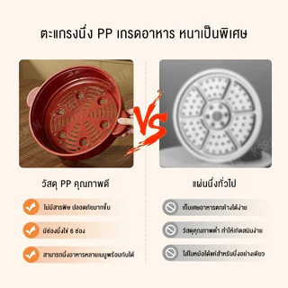 Ksrain หม้อไฟฟ้ามัลติฟังก์ชั่น หม้อหู หม้อต้มไฟฟ้า หม้ออเนกประสงค์ หม้อสุกี้ 3-5 ลิตร เหมาะสำหรับต้ม ผัด และนึ่ง