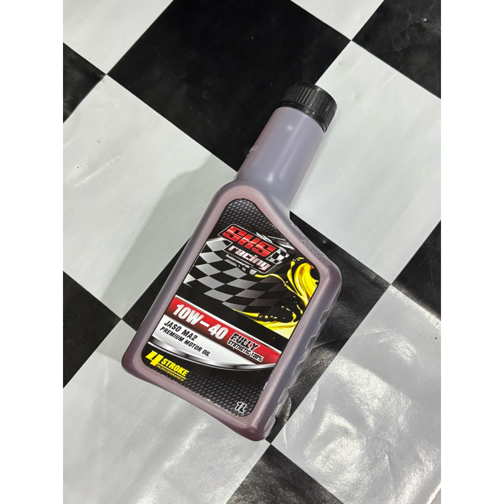 น้ำมันเครื่อง sks racing ตั้มบางพลี 10W-40 ใช้ได้ทั้งรถเกียร์ละรถสายพาน