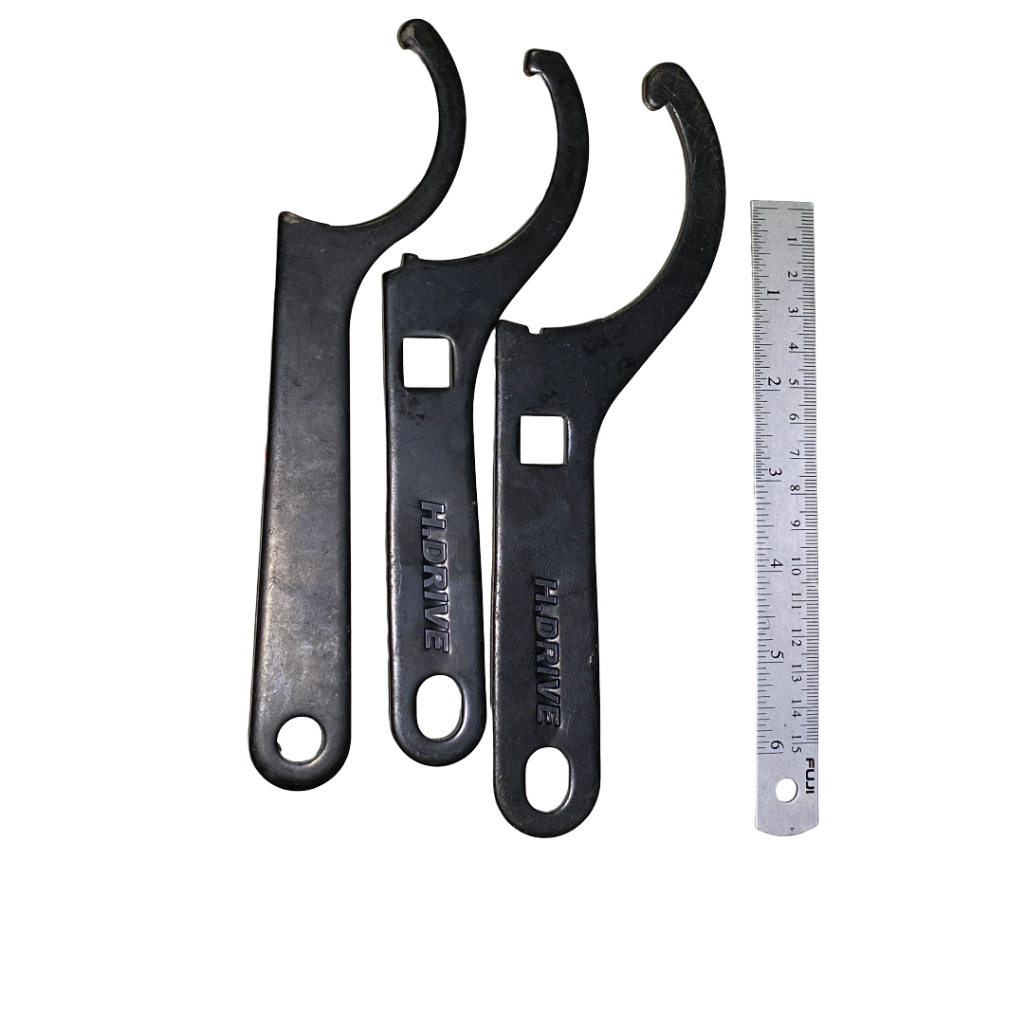 ประแจ Hdrive สีดำ ประแจปรับโช๊ค H-Drive ปรับสตัท ขันสตัท แท้มือสองสภาพดี ชุดละ 3ชิ้น