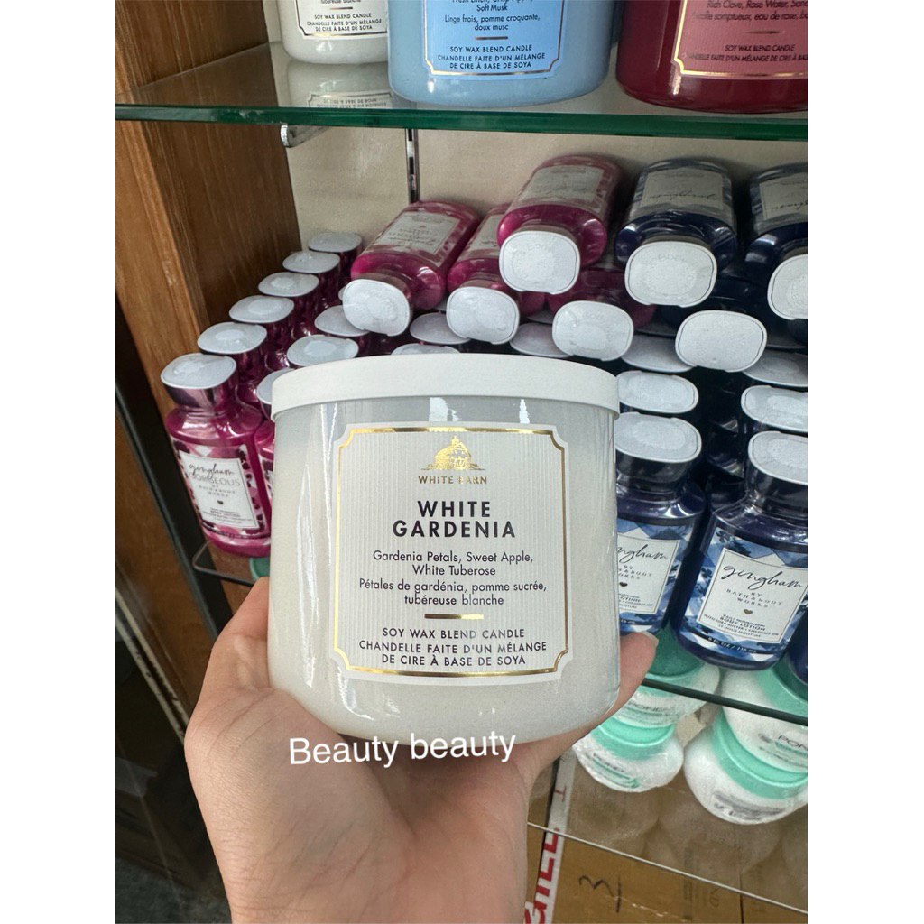 Bath & Body Works White Gardenia 3-Wick Candle 411g.