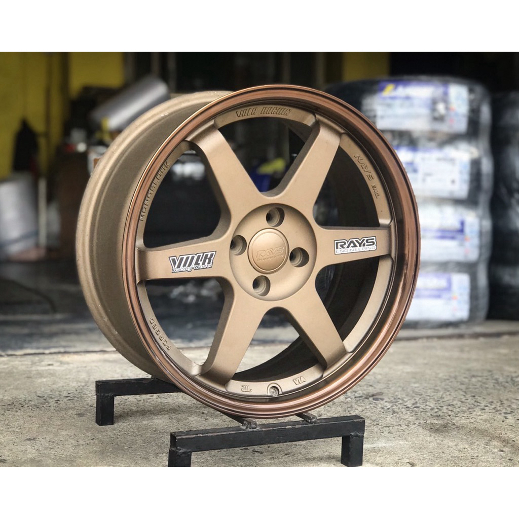 (4วง) TE37 ขอบ17 4/100 กว้าง7.5 ออฟ35