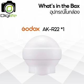 Godox Softbox AK-R22 Diffuser Dome สำหรับ V1, V1Pro, V100, AD100Pro, AD200(with H200R) LED ML30, ML60, LC30 ,MS60, RS60