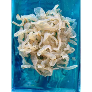 แมงกระพรุนเวียดนาม แมงกระพรุนลายเสือ (แบบล้างจืด) พร้อมทาน แพค500กรัม