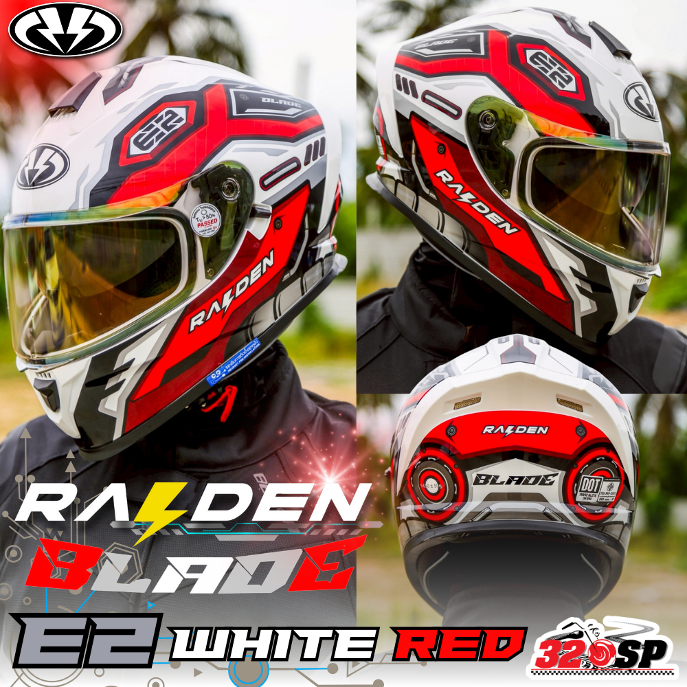 ส่งด่วน!! ลายใหม่ 2025 แว่น2ชั้น !! หมวกกันน็อค RAIDEN BLADE FULL FACE 2025 ส่งไว!! !!320SP - รูปที่ 5