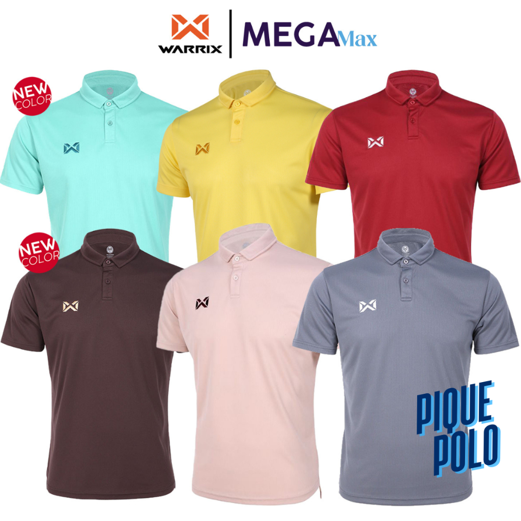 เสื้อโปโล WARRIX 212PLACL30 วอริกซ์  รุ่น PIQUE POLO โพส 2
