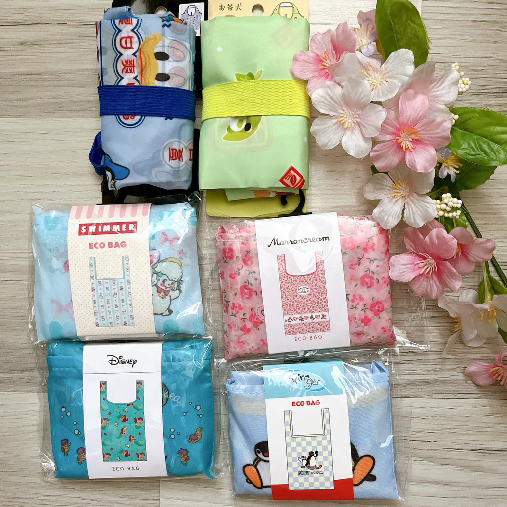 กระเป๋าช็อปปิ้งพับได้ Eco bag จากญี่ปุ่น 🇯🇵
