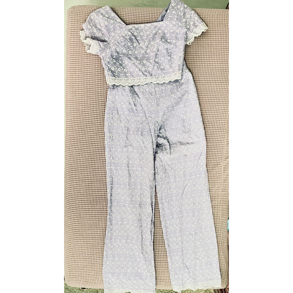 ชุดเซ็ตงานป้ายeszadaสีม่วงพาสเทลSizeSแต่ขอpatternXS