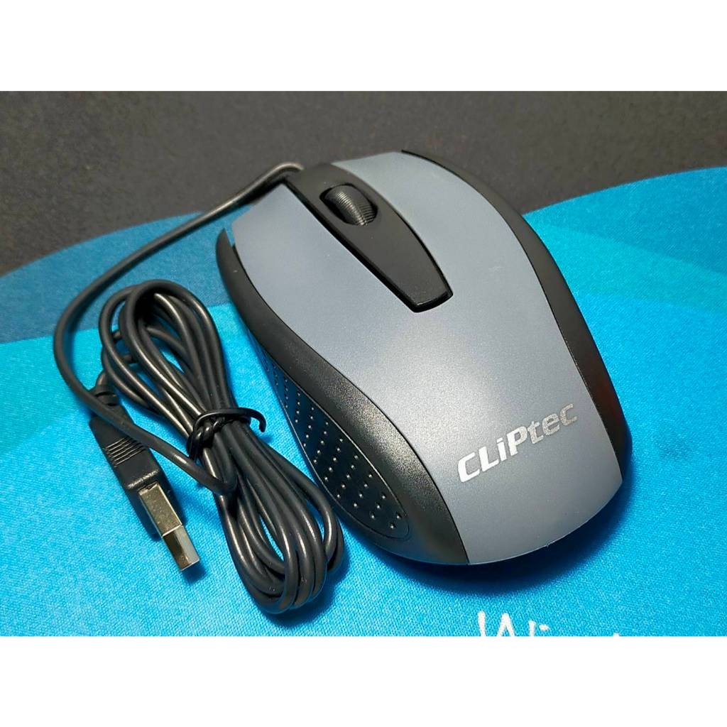 CLIPTEC WIRED MOUSE เม้าส์รุ่น DCM-126 สีเทา