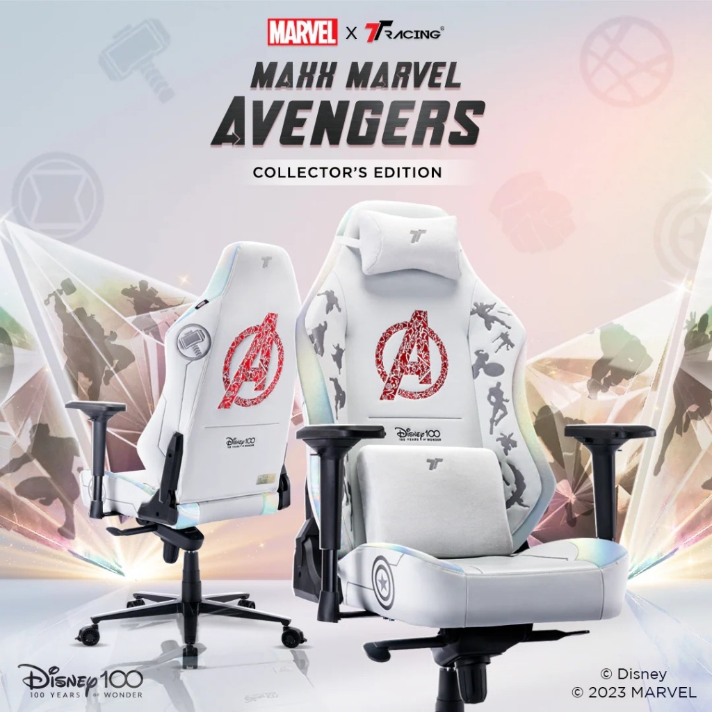 TTRacing Maxx Avengers Gaming Chair 100 ปีของดิสนีย์ ลิมิเต็ด อิดิชัน เก้าอี้เล่นเกม เก้าอี้เกมมิ่ง 