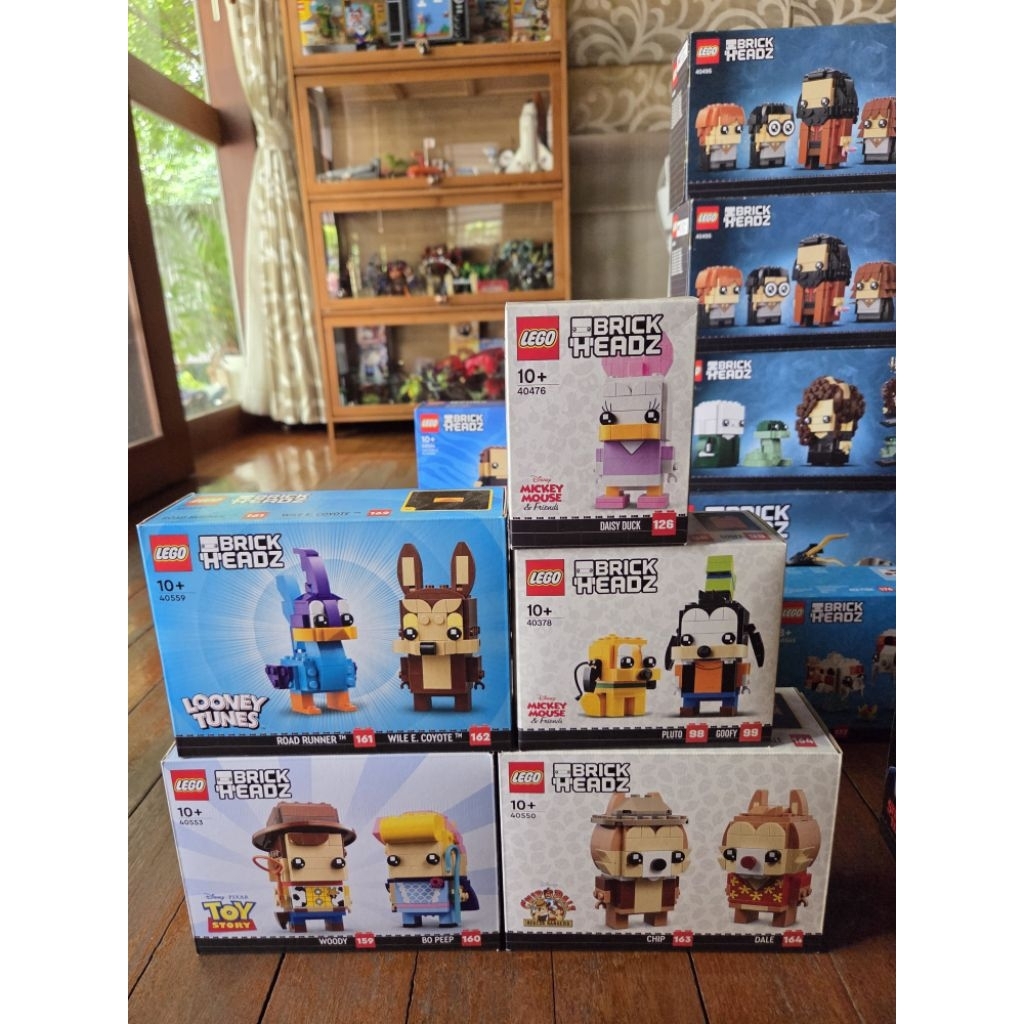 Lego 40378 + 40476 + 40550 + 40553 + 40559 brickheadz