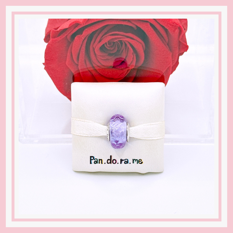 [พร้อมส่ง สินค้าแท้ 💯] * แถมกล่อง *  มูม่วง New Wavy Lavender Murano Glass (มูม่วงเปลี่ยนสียอดฮิต)