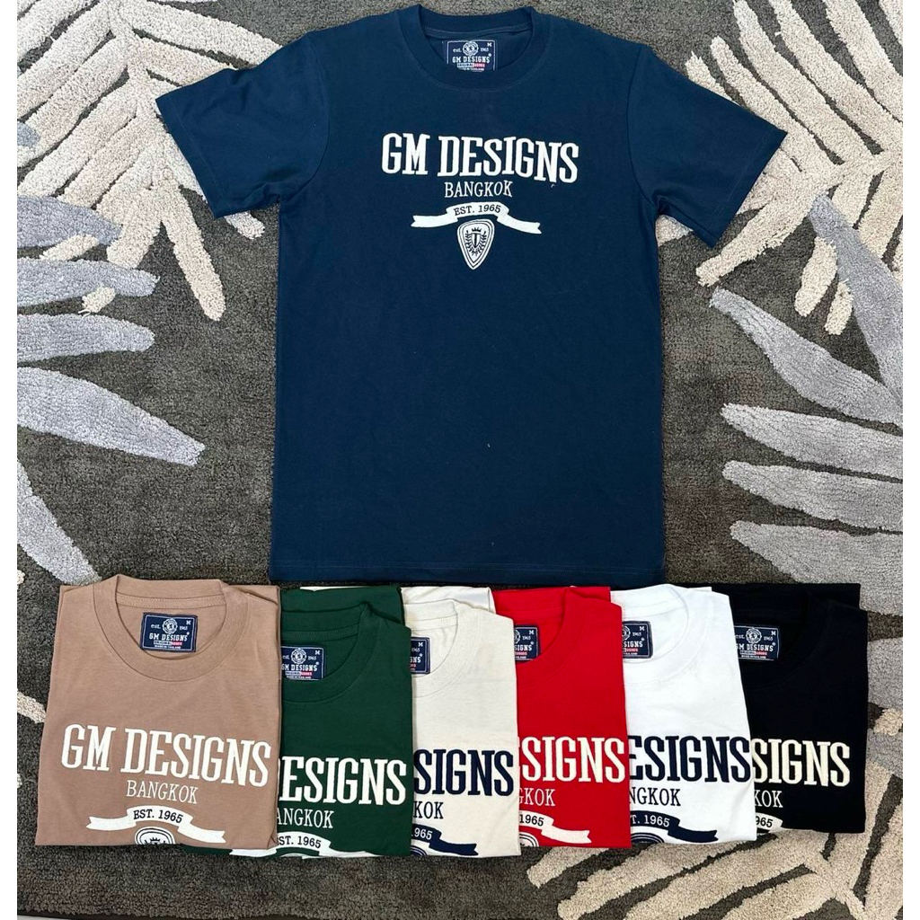 📌 GM DESIGNS T-Shirt เสื้อยืดพรีเมียม ใส่ได้ทั้งผู้ชายผู้หญิง
