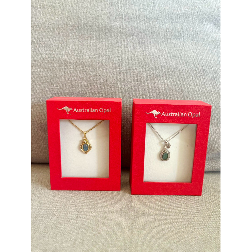 สร้อยคอพร้อมจี้ Australian Opal แท้จากออสเตรเลีย 🇦🇺