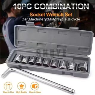 ชุดประแจ 10 PCS ชุดเครื่องมือช่าง ชุดประแจบล็อค ประแจ(8-21)
