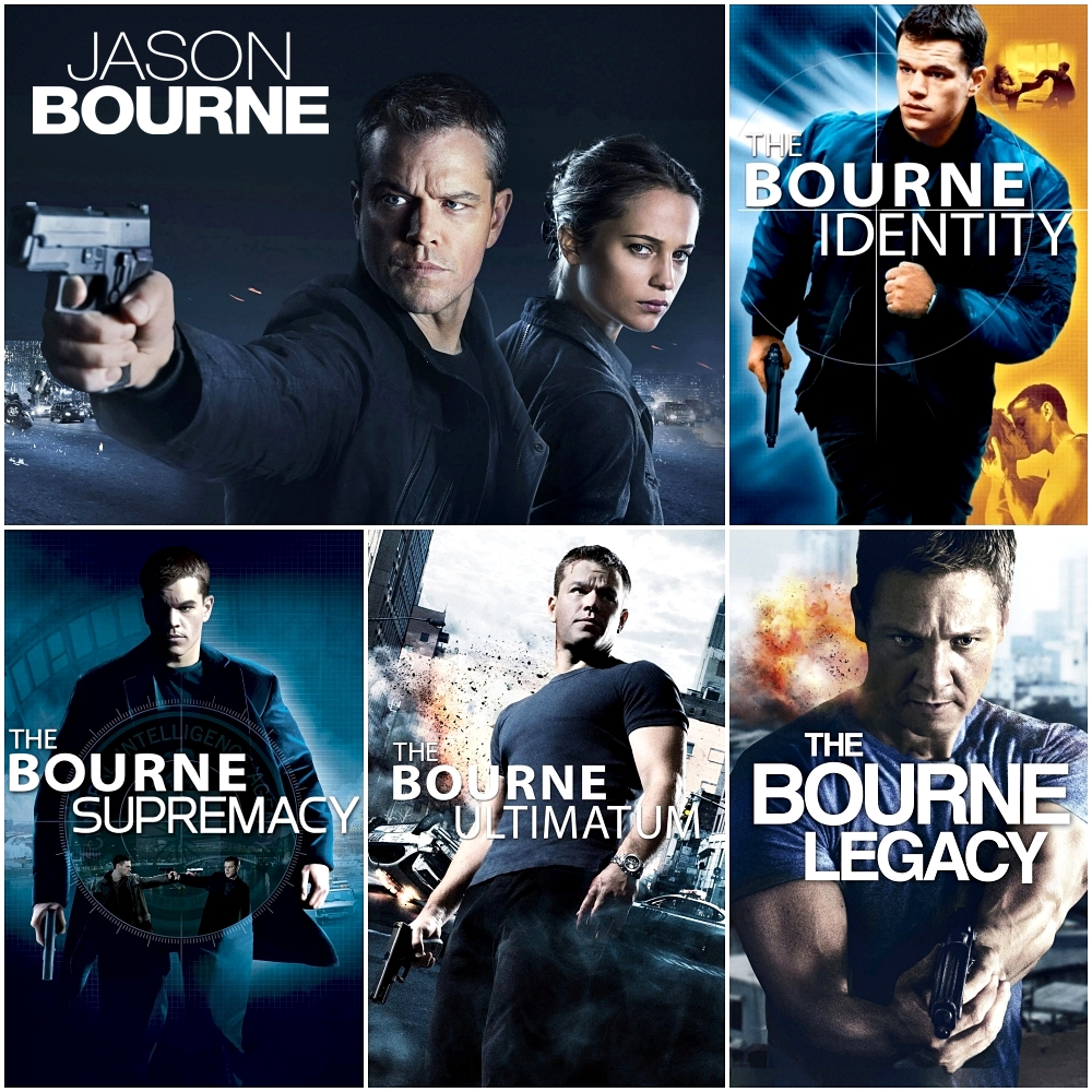 USB Flash Drive ไฟล์หนัง The Bourne / Jason Bourne พากย์ไทย-อังกฤษ คุณภาพ 1080p (FHD) Master