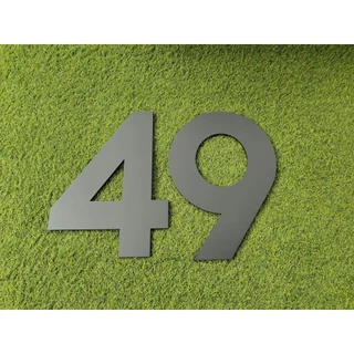 ตัวเลข บ้านเลขที่ 🏠🔥💯ตัวเลข สูง 15,20,25,30 cm สีดำด้าน ทนแดดทนฝนติดตั้งง่าย