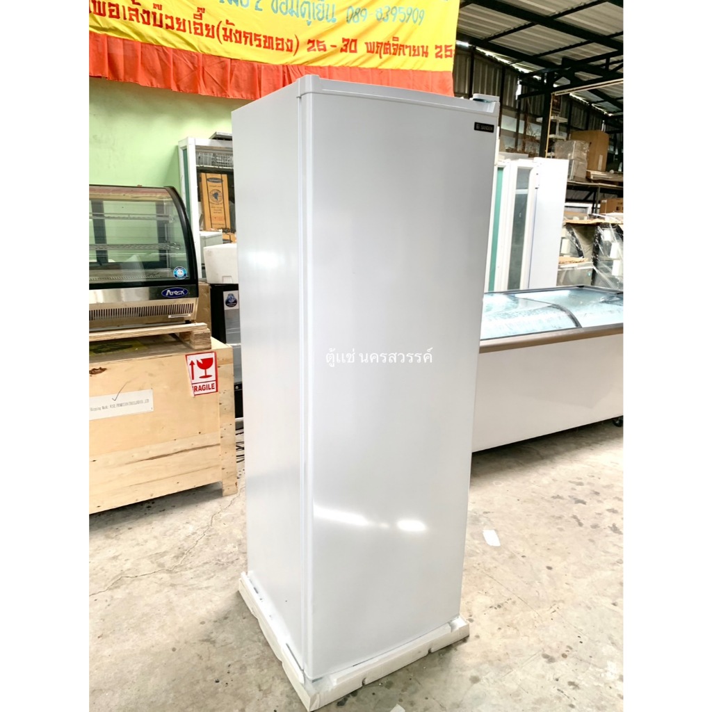 ตู้เเช่เเข็ง1ประตู SANDEN ฝาทึบอุณหภูมิติดลบ รุ่นSFH-0870