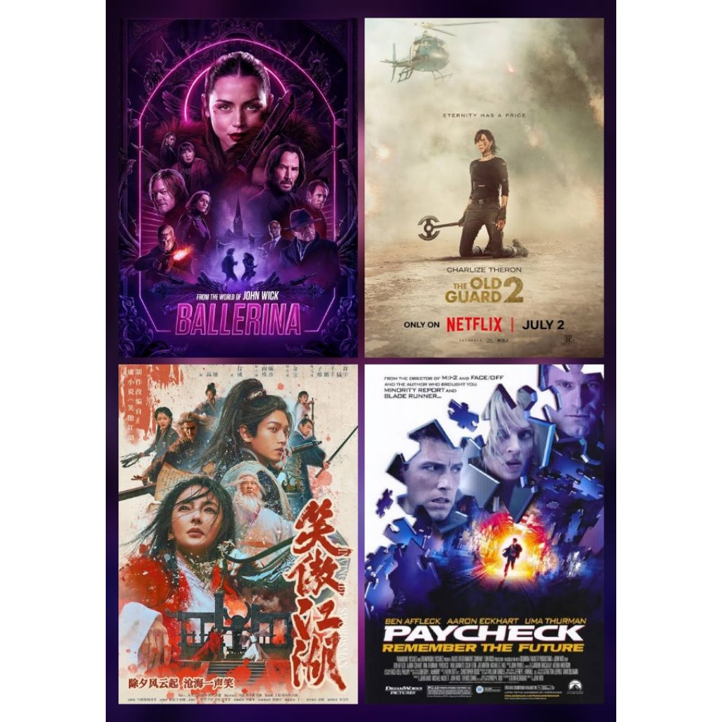 Blu-ray+DVD รวม 4ใน1 From the World of John Wick Ballerina (2025) จักรวาลของ จอห์น วิค บัลเลรินา แค้