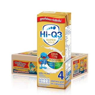 UHT Hi-Q สูตร3และสูตร4 ขนาด 180 มล.รสจืด