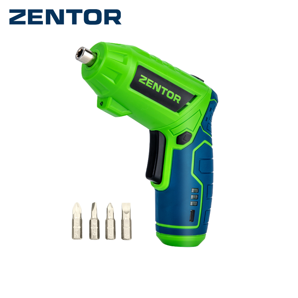 Zentor ไขควงไฟฟ้า ไขควงไร้สาย พกพา น้ำหนักเบา แบตชาร์จ USB-C สะดวกทุกงานประกอบ Cordless Screwdriver