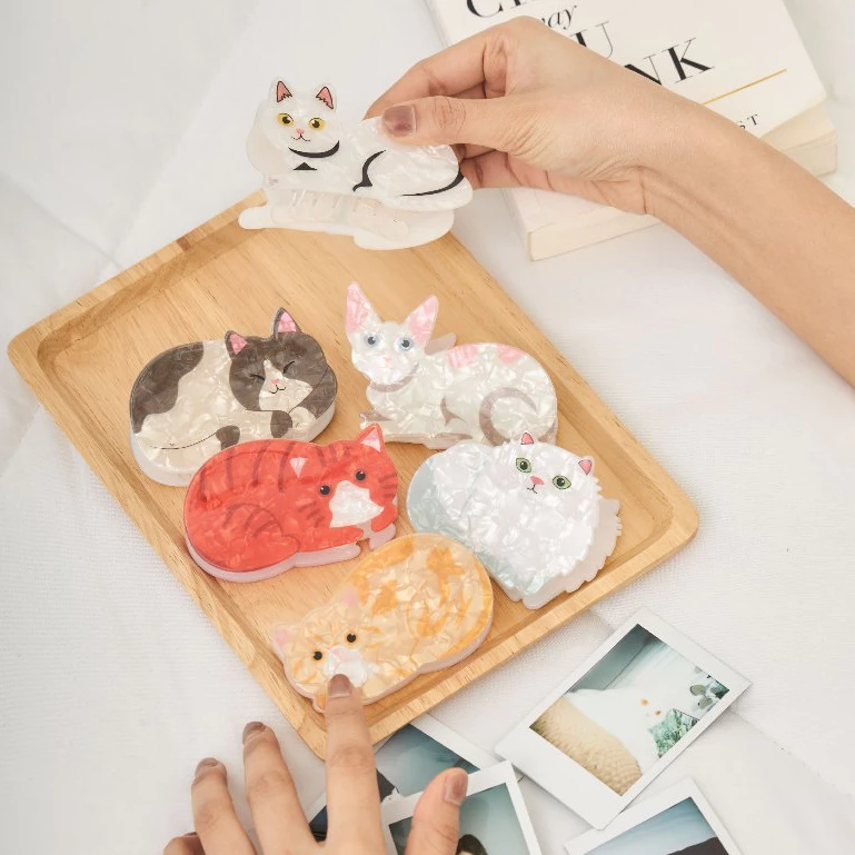 earika.earrings - claw hair clip กิ๊บหนีบผมรูปน้องแมวเหมียว มี 6 ลาย