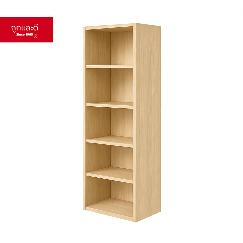 Took Lae Dee ชั้นวางของ 5 ชั้น ชั้นวางอเนกประสงค์ ชั้นวางหนังสือ แข็งแรงทนทาน สไตล์มินิมอล