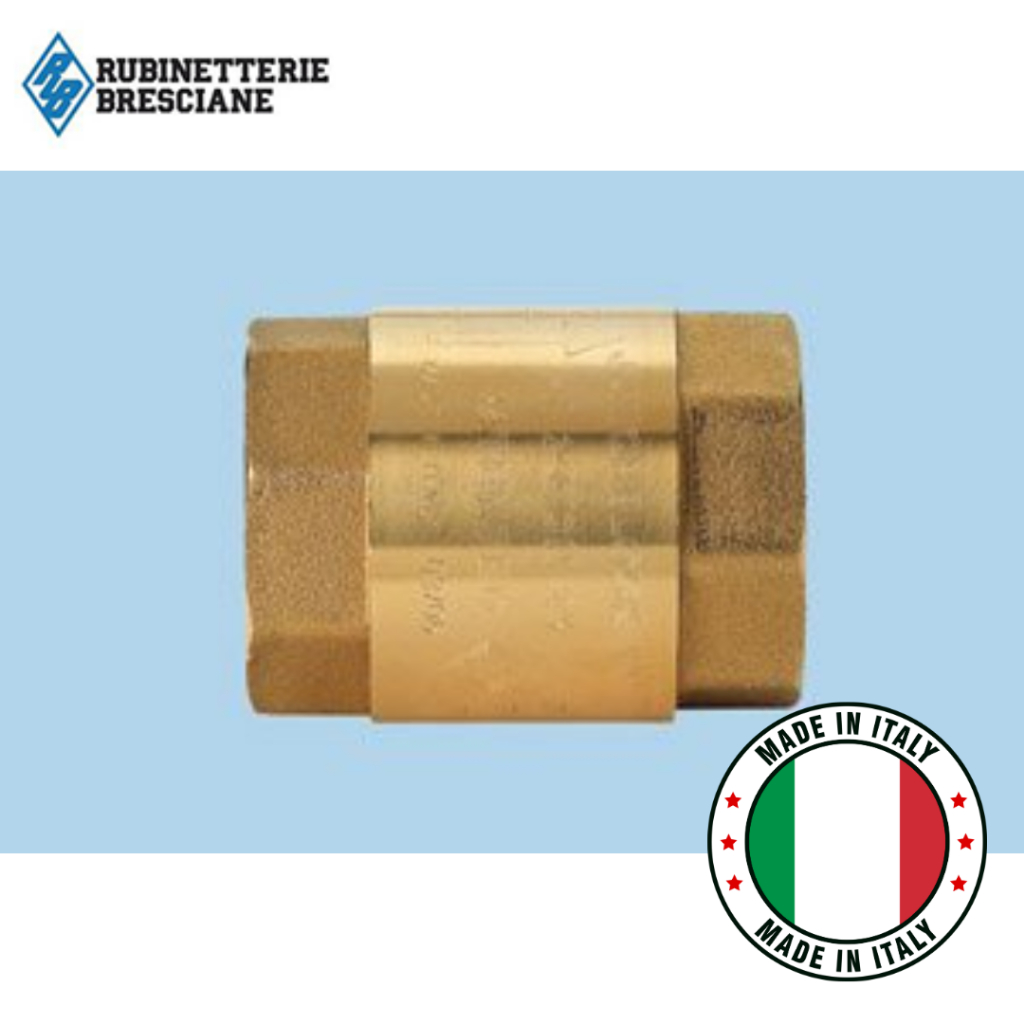RB - เช็ควาล์วตั้ง ขนาด 1/2" - 1.1/2" Model JUNIORBLOCK 100200  (MADE IN ITALY)