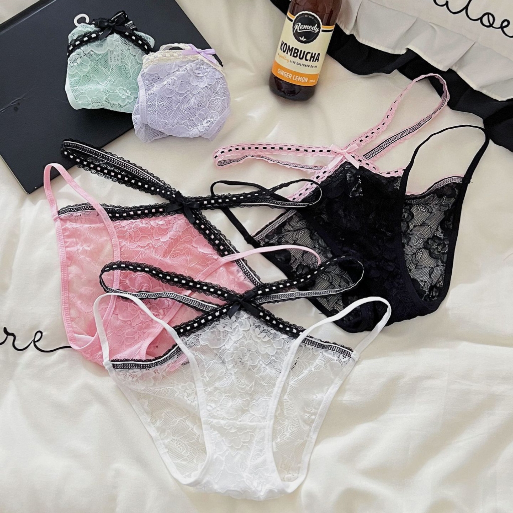 💗SexyC2💗 [ส่งภายใน1-2วัน] ชุดชั้นในลูกไม้ กางเกงในลูกไม้ กางเกงในผู้หญิง มี5สี - รูปที่ 7