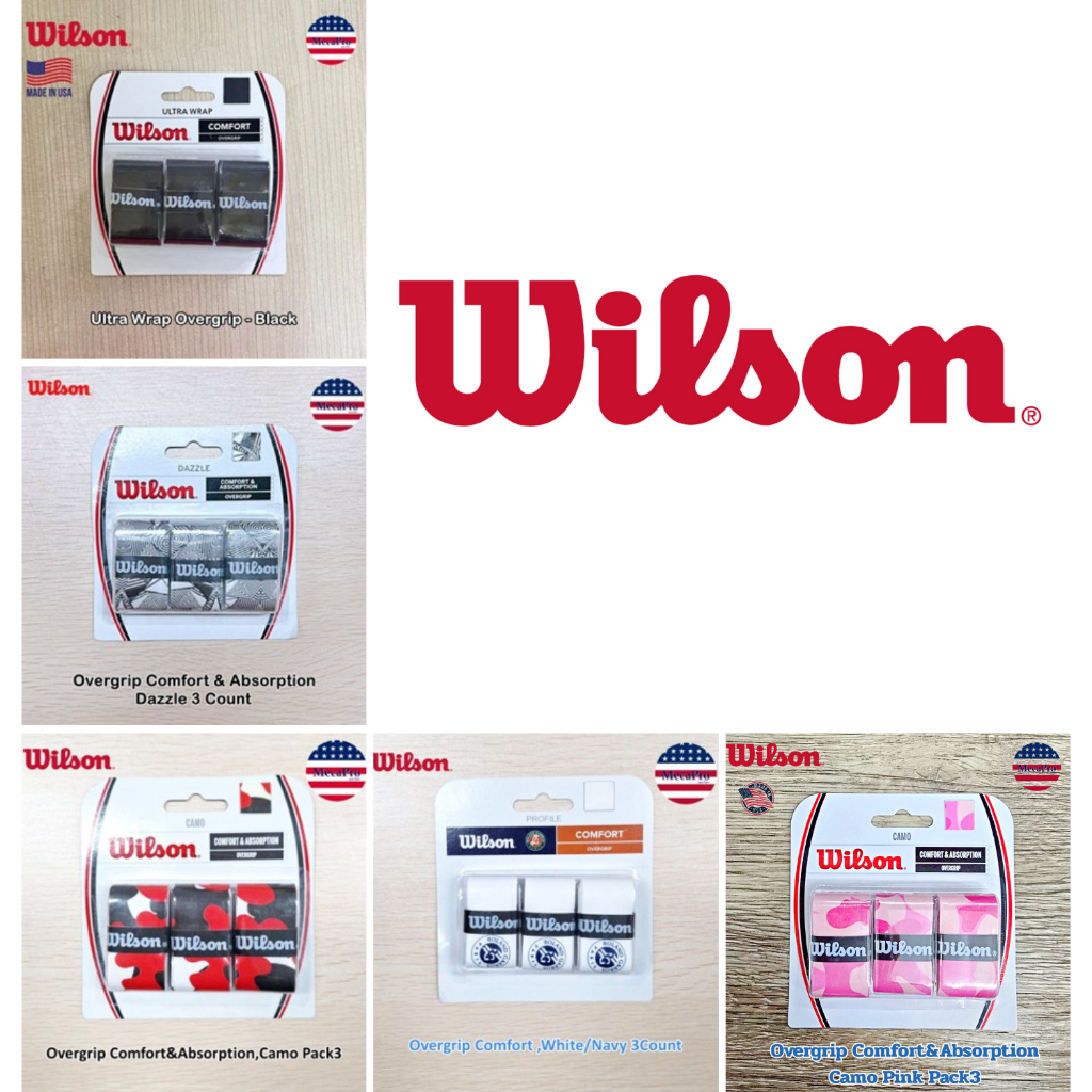Wilson® Overgrip Comfort โอเวอร์กริป เทปพันด้ามไม้เทนนิส