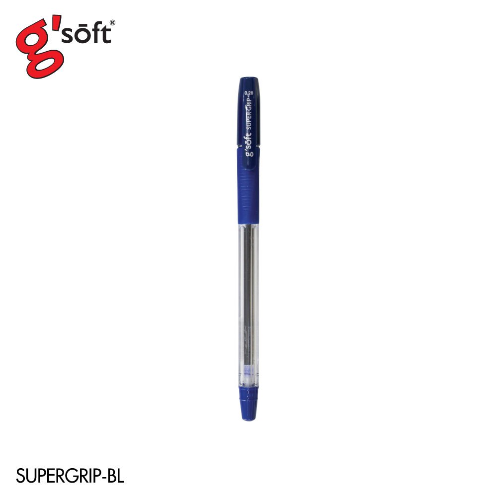 g'soft (จีซอฟท์) ปากกาลูกลื่นเจล 0.28 g'soft ยกโหล 12 ด้าม รหัส SUPER028