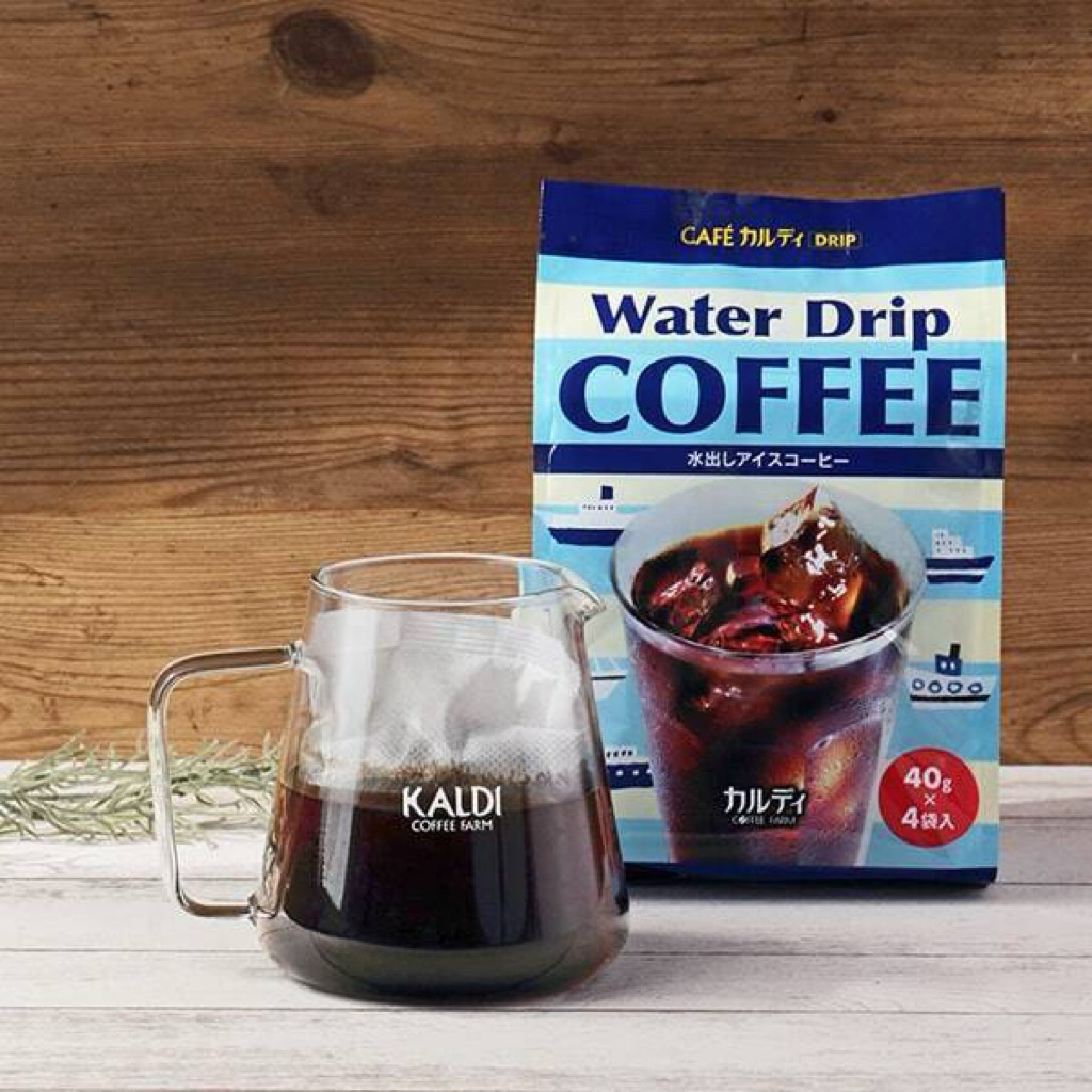 พร้อม​ส่ง​ Kaldi Drip Water Drip Coffee ขนาด 40 กรัม 4 ซองกาแฟสกัดเย็นที่ให้รสชาติกลมกล่อมและนุ่มนวล