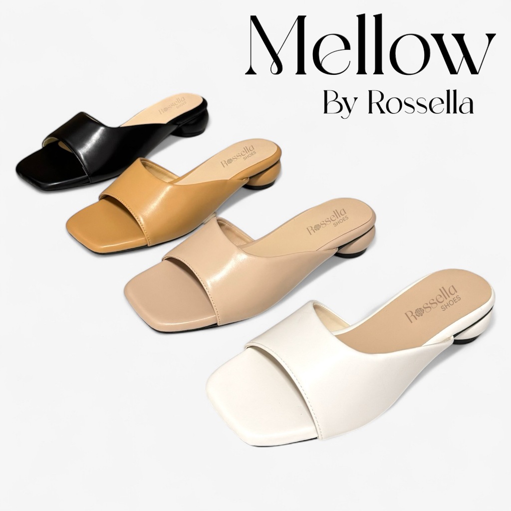 รองเท้าแตะส้นสูง 1.5 นิ้ว รุ่น Mellow by Rossella