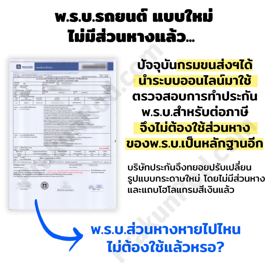 พรบ รถยนต์ เลือกได้หลายบริษัท รถเก๋ง รถกระบะ สำหรับใช้ต่อภาษี (ลูกค้าต้องนำไปต่อภาษีเอง) ราคา ถูกที่สุด ดีลบีเคเค แกลเลอรีภาพที่ 2