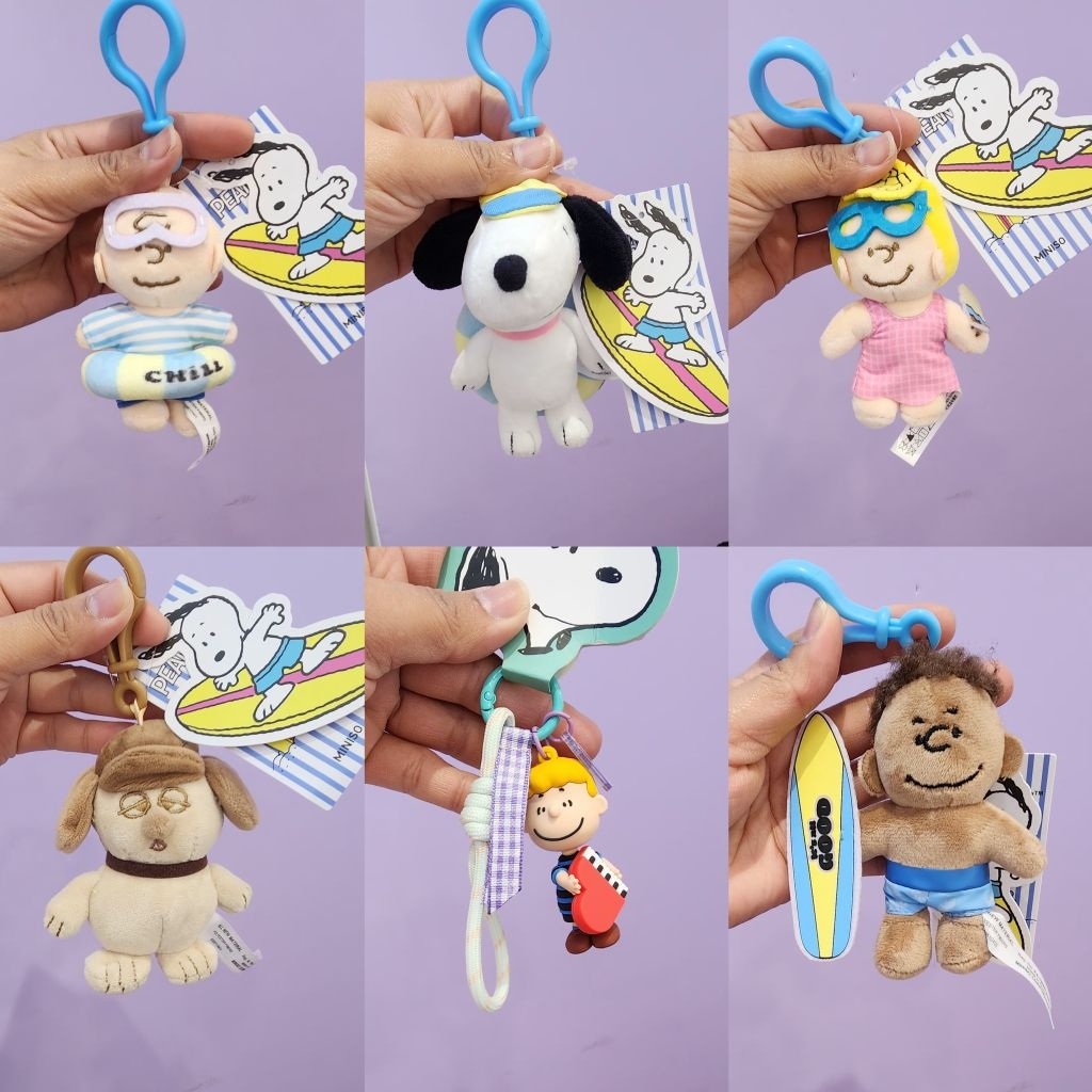 Miniso พวงกุญแจ สนูปี้ คอลเลกชั่นน้องมาใหม่น่ารักทุกตัว ลิขสิทธิ์แท้