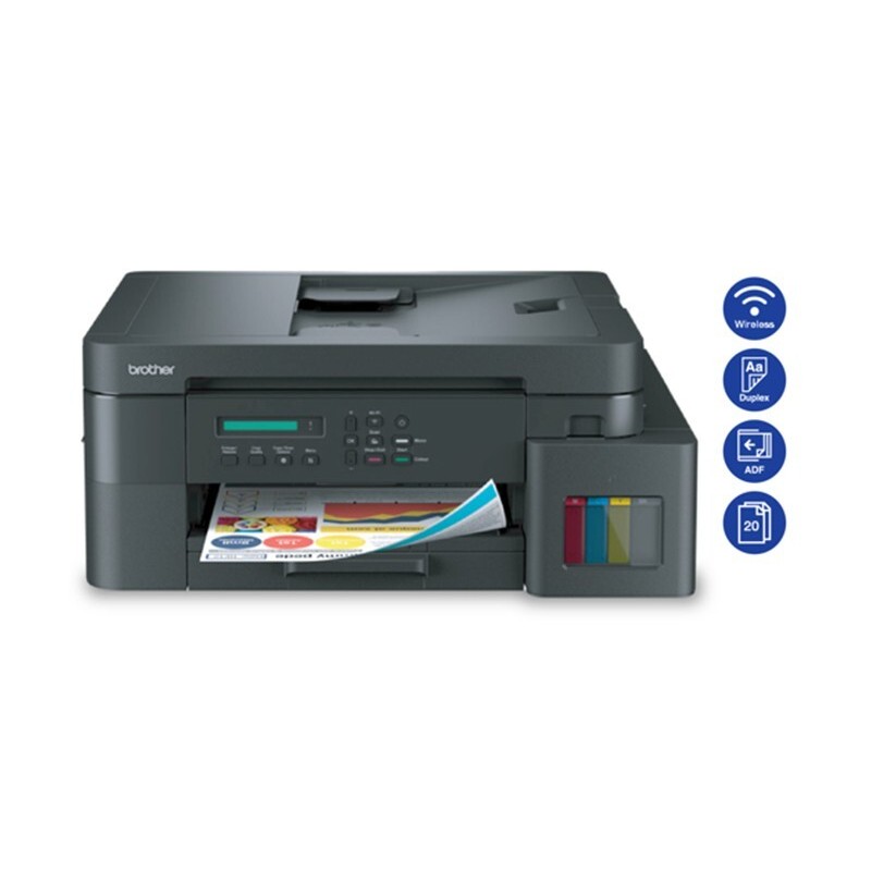 เครื่องพิมพ์อิงค์แท็งค์ Brother DCP-T830DW (มาแทน T820DW) พร้อมหมึกแท้ 1 ชุด รับประกัน 3 ปี - รูปที่ 4