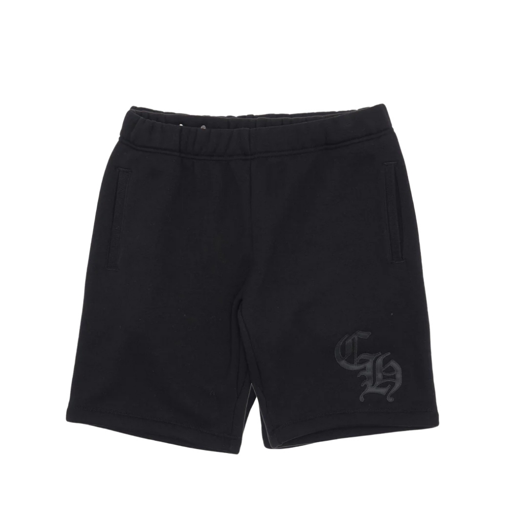 Chrome Hearts CH Logo 7/11 Sweat Shorts (BLACK)
