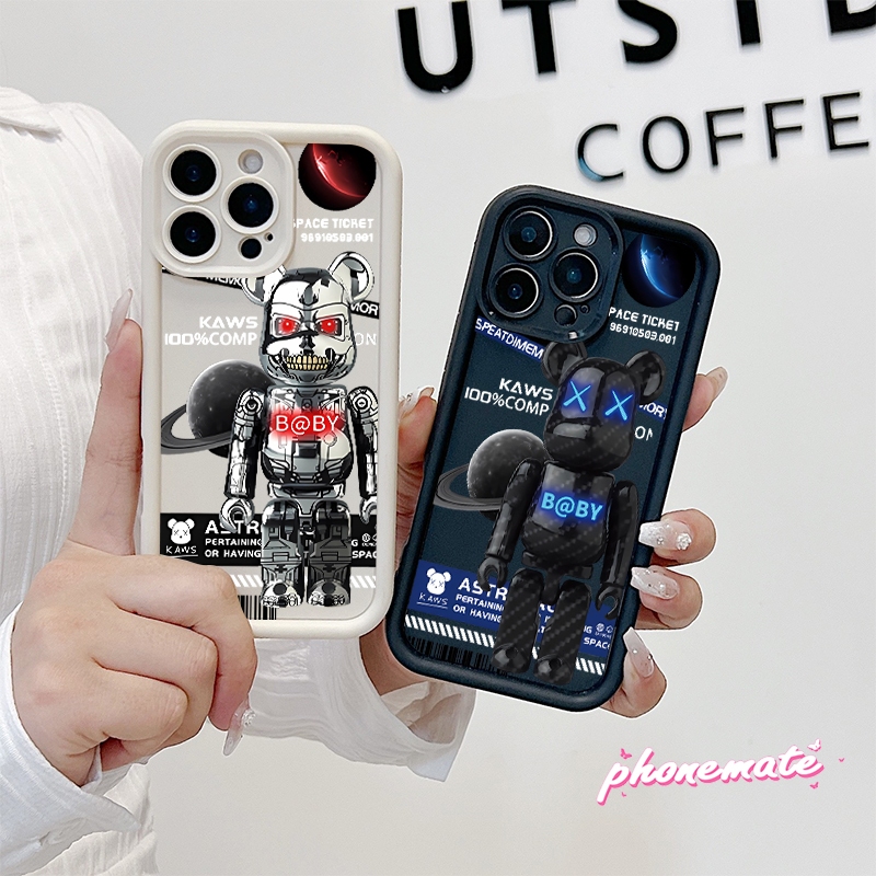 เคส  Redmi Note10/Note10s Note11/Note11s Note 12 5G POCO X5 เคสซิลิโคนนิ่มกันกระแทกแฟชั่นเคสโทรศัพท์หมีรุนแรงใหม่