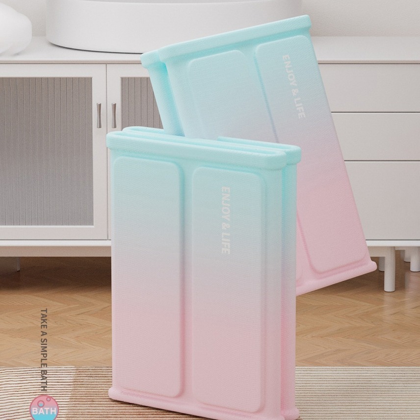 🔥เพิ่มความหน🔥อ่างพับเก็บได้75x67CM อ่างแช่น้ำสำหรับผู้ใหญ่/เด็กพับได้ อ่างสปา เพิ่มขนาดและข้นขึ้น อ่างอาบน้ำ จัดเก็บง่าย - รูปที่ 4